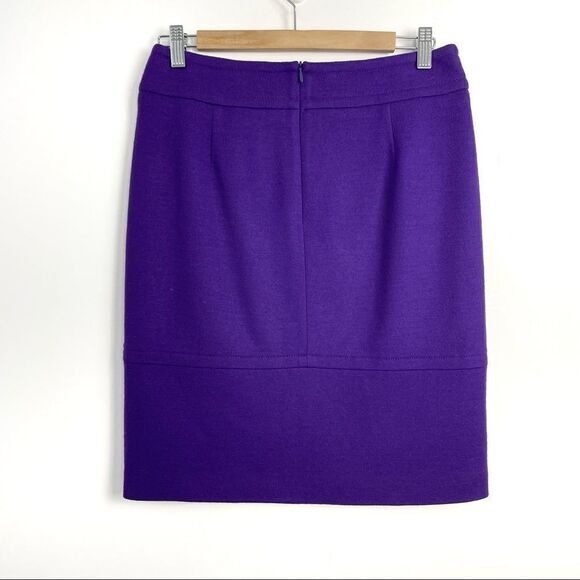 Riani Purple Two Piece Wool Skirt Suit set - Picture 11 of 14